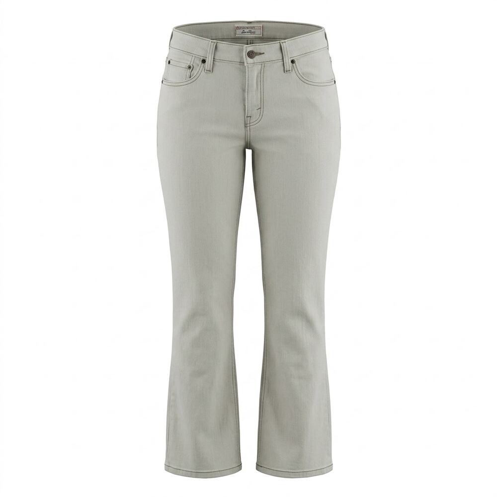 Levi's Stretch Bootcut Gray Denim Pants Women Size 12